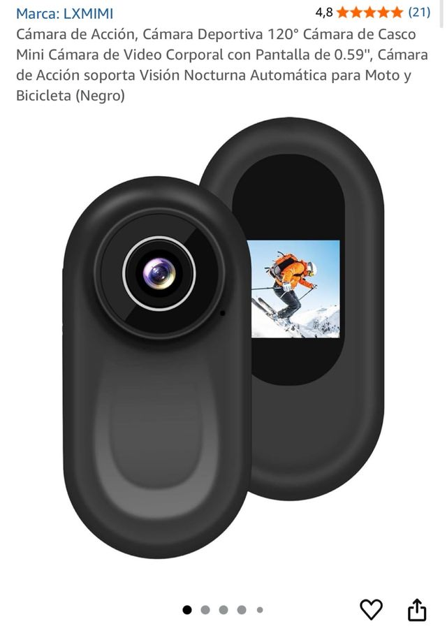 Cámara deportiva 120° *NUEVA*