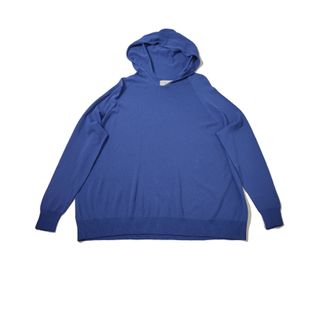Vicolo/ Jersey oversize de punto capucha azul T:L