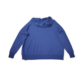 Vicolo/ Jersey oversize de punto capucha azul T:L