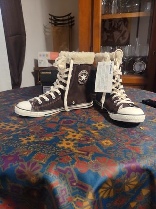 Converse botas Marrón - nuevas