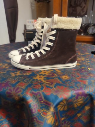 Converse botas Marrón - nuevas