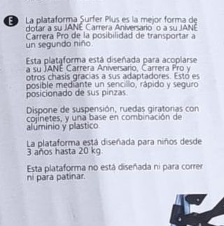 Jane Surfer Plus - Plataforma carrito