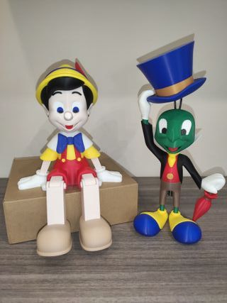 Pinocchio e Grillo parlante in stampa 3D