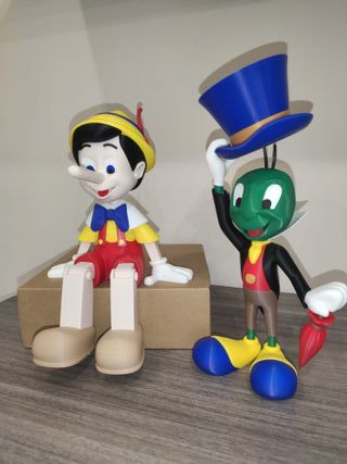 Pinocchio e Grillo parlante in stampa 3D