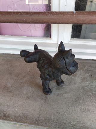 Fermaporta cane scozzese anni 30