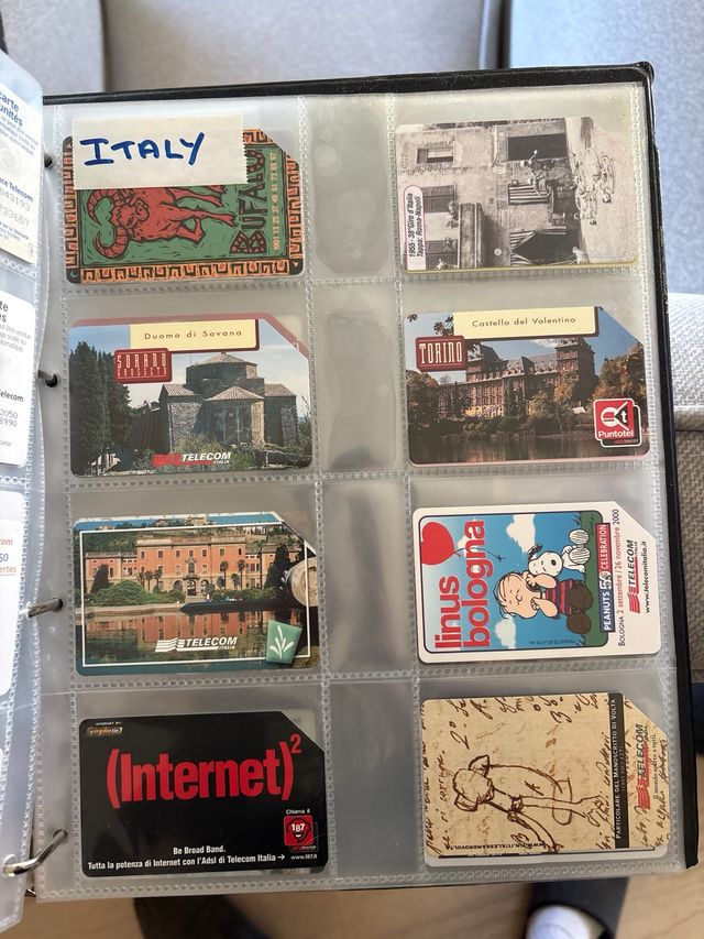 Coleccion de tarjetas telefonicas antiguas