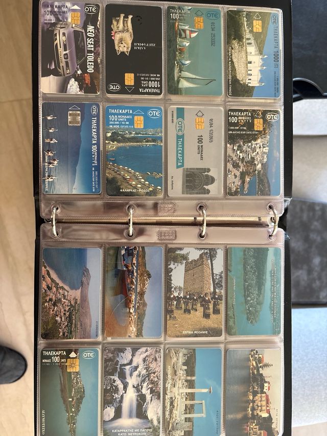 Coleccion de tarjetas telefonicas antiguas