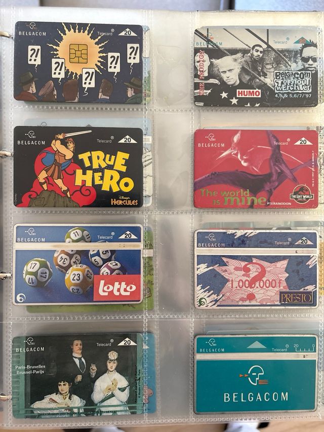 Coleccion de tarjetas telefonicas antiguas