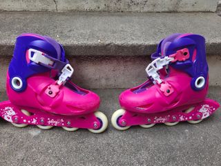 Patines en linea y set 3 protectores