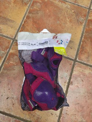 Patines en linea y set 3 protectores