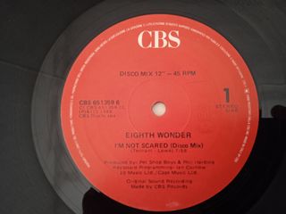 Eighth Wonder I'm Not Scared 12'' Inch Vinyl Exten