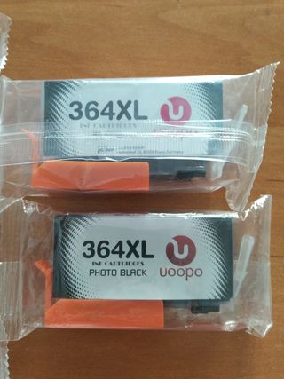 5 cartuchos tinta Uoopo 364XL negros