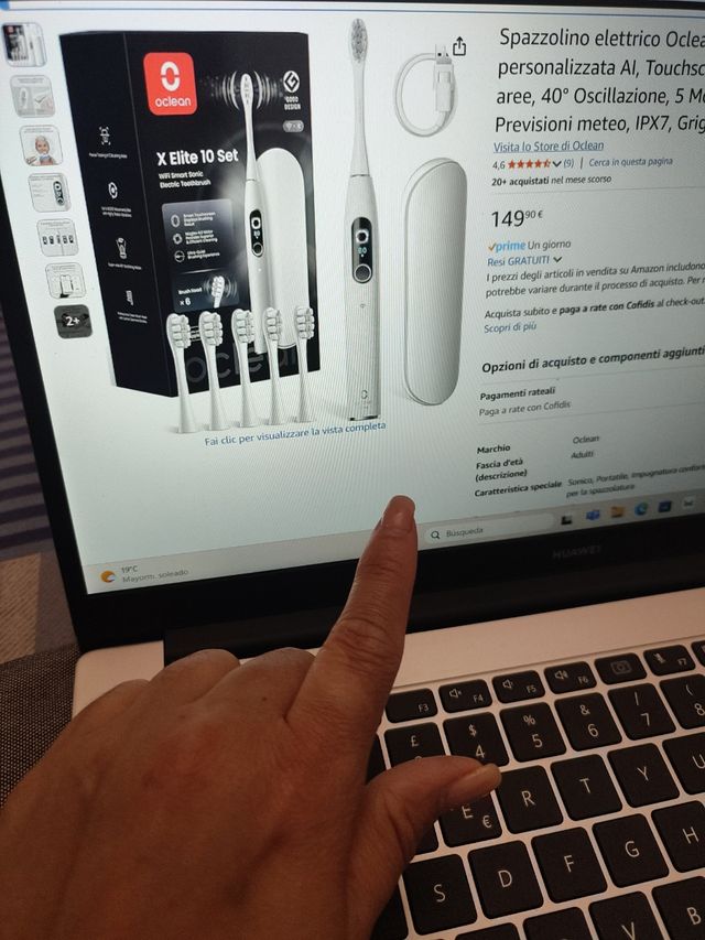 Cepillo dental eléctrico 