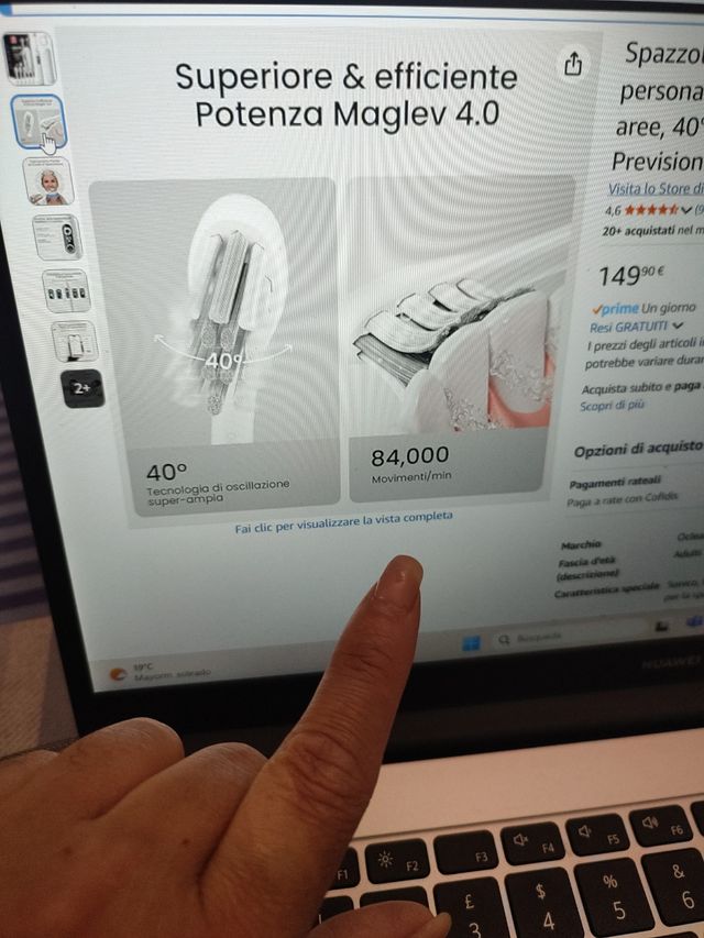 Cepillo dental eléctrico 