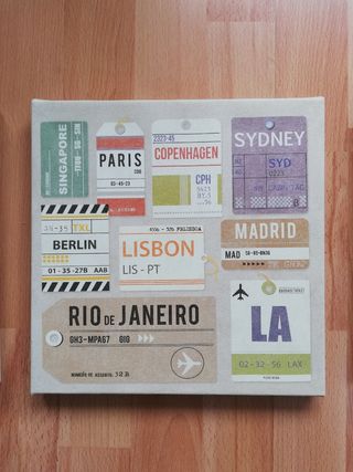 3 Cuadros Decorativos - Viajes