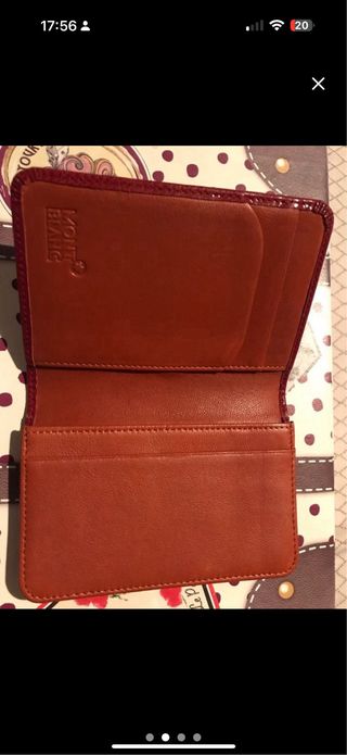 Sartorial mini cartera Montblanc color burdeos