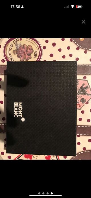 Sartorial mini cartera Montblanc color burdeos