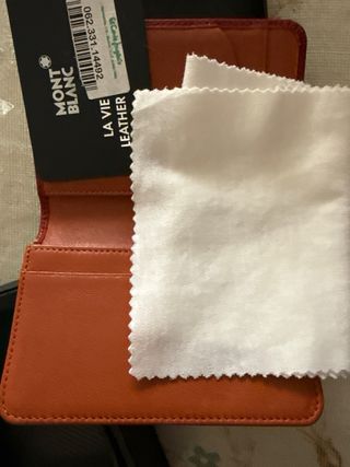 Sartorial mini cartera Montblanc color burdeos