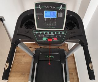 Cinta plegable de correr.