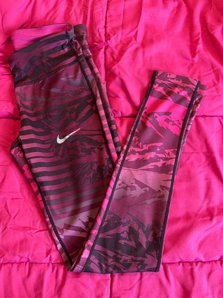 Mallas Nike running S - Rosa/Morado