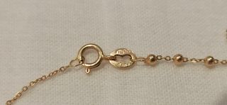 OCASION Collar bolitas de oro