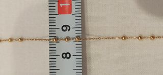 OCASION Collar bolitas de oro