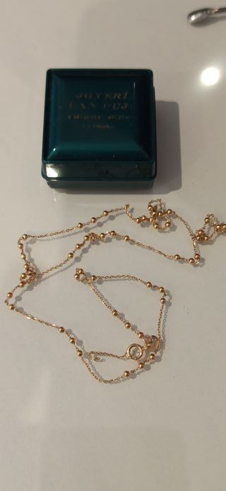 OCASION Collar bolitas de oro