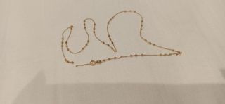 OCASION Collar bolitas de oro