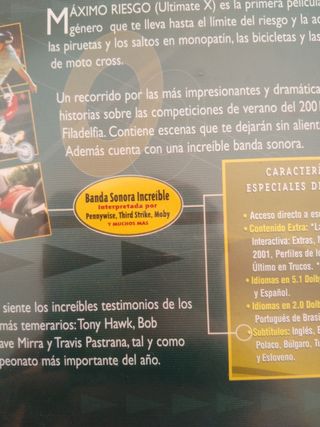 Vr46 Máximo Riesgo (Ultimate X) DVD#valentino ross