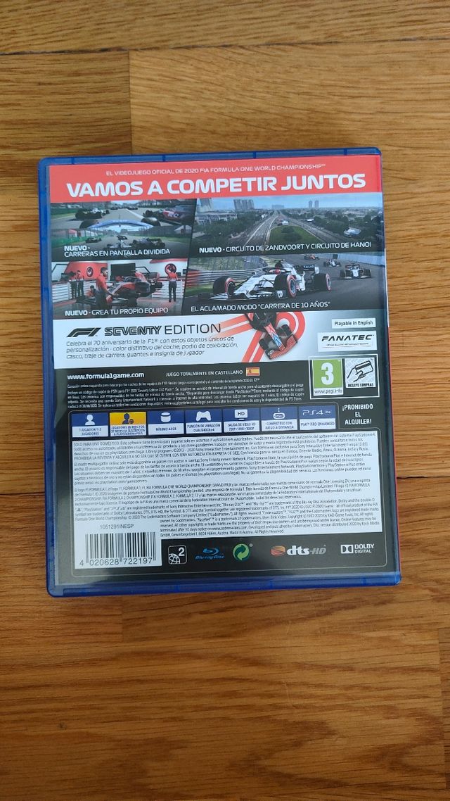F1 2020 Seventy Edition PS4