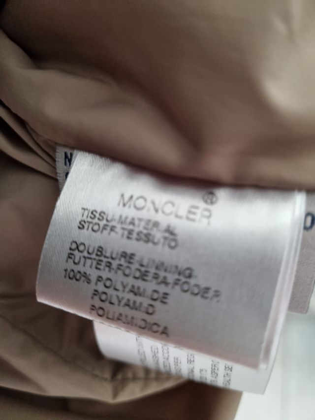 Piumino Moncler vintage beige donna