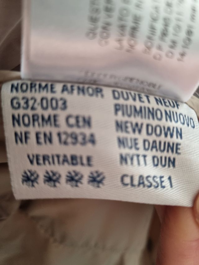 Piumino Moncler vintage beige donna