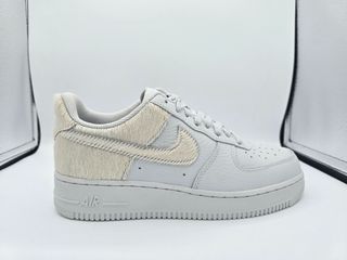 air force 1 white pony hair