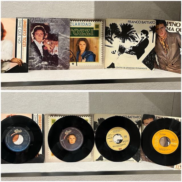 Lote 4 singles cantantes Italianos