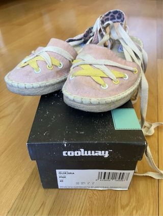 Alpargatas CoolWay beige/rosa - 40