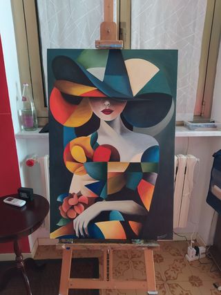 Quadro dipinto ad olio 90*60
