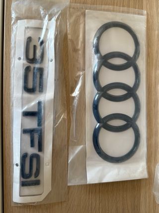 Logos Audi A3 Black Line - Juego de 3