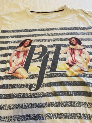 Camiseta Pepe Jeans L - Rayas grises y blancas