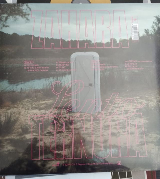 LP ZAHARA - LENTO TERNURA (FIRMADO/PRECINTADO)