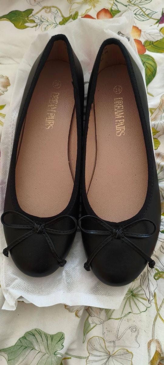 Bailarinas negras, talla 38