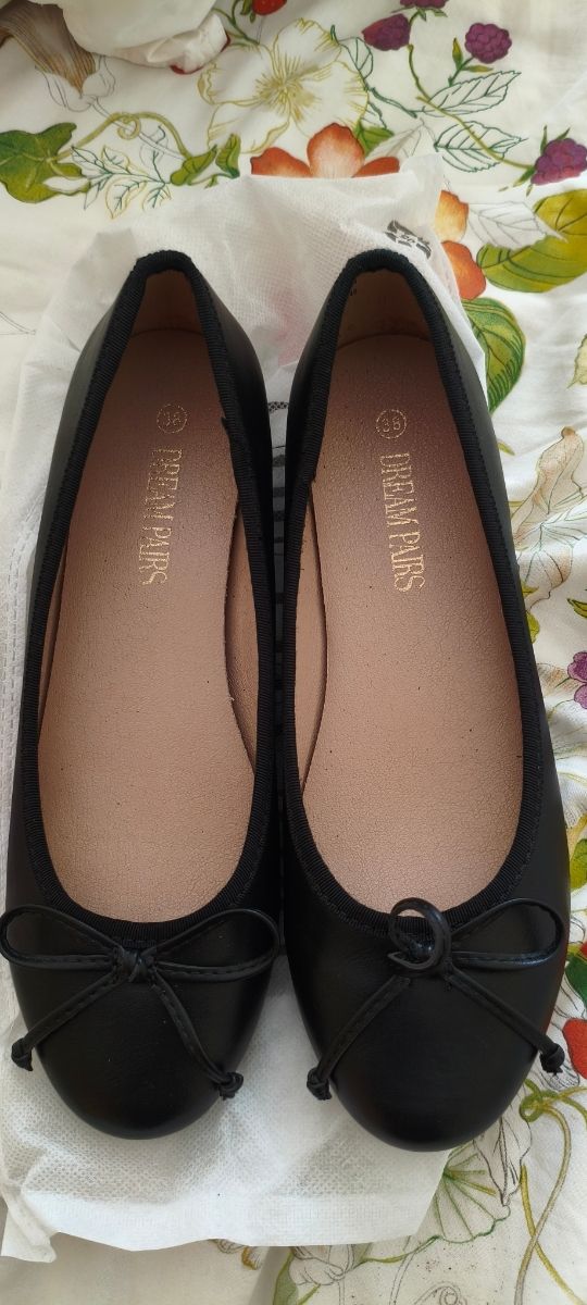 Bailarinas negras, talla 38