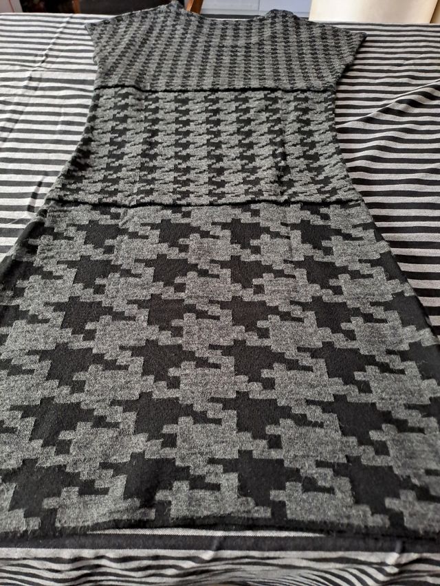 Vestito Omai senza maniche - nero/grigio