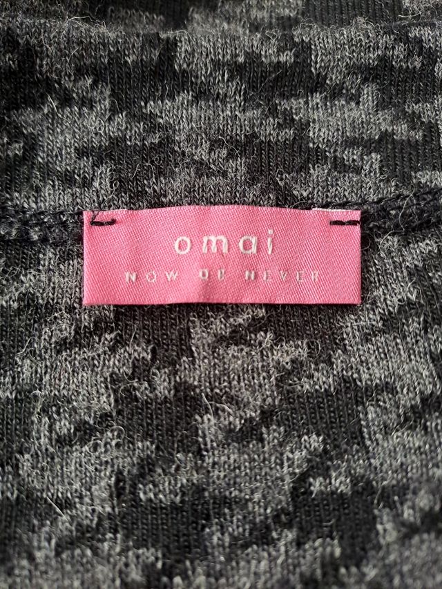 Vestito Omai senza maniche - nero/grigio