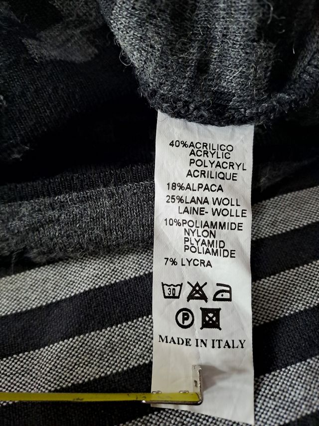 Vestito Omai senza maniche - nero/grigio