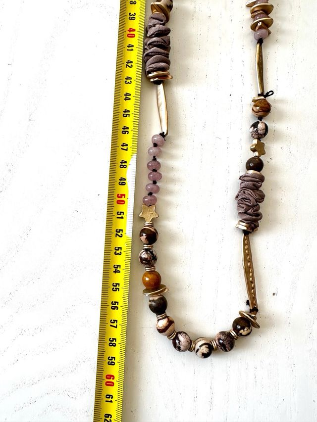 Collar Boho Chic Piedras Naturales