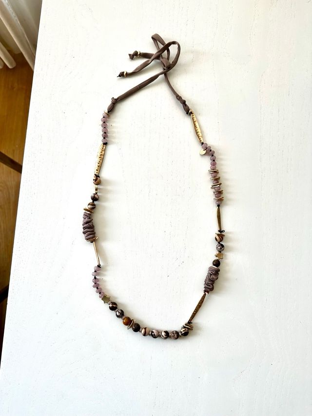 Collar Boho Chic Piedras Naturales