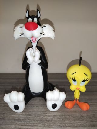 Gatto Silvestro e Tytti in stampa 3D