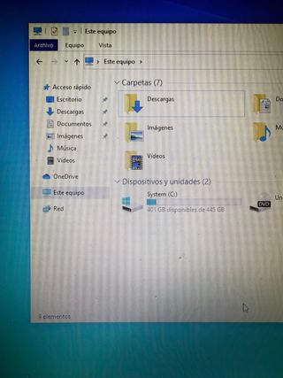 Portátil Fujitsu Intel 7 - Plata & Negro