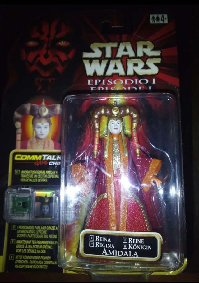 4 Figuras StarWars Episodio 1 CommTalk NUEVAS! New