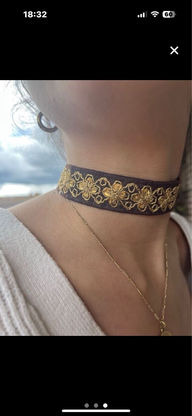 bonito Choker gargantilla